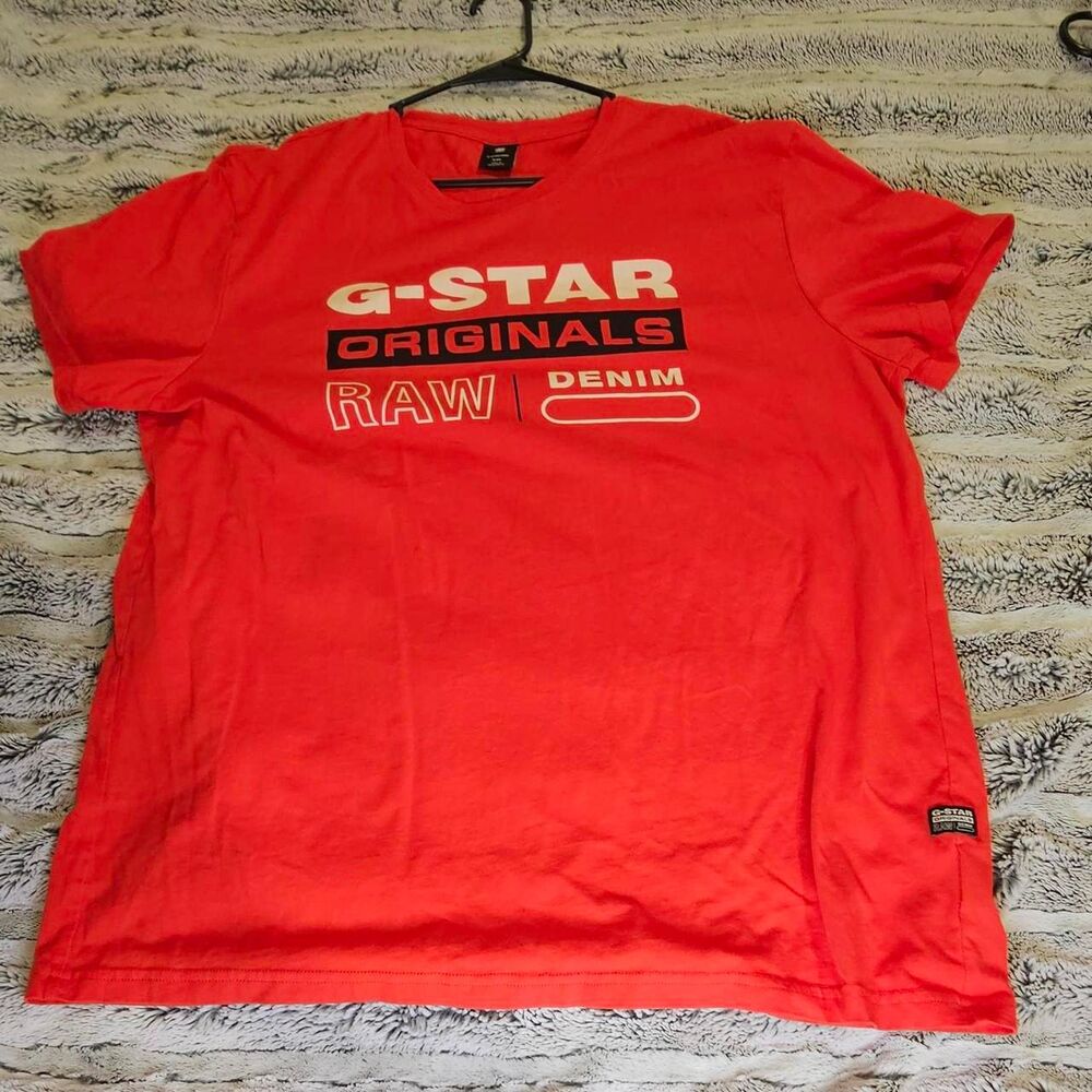 G-star-raw Men's Red T-shirt